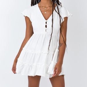 Princess Polly White Mini Dress